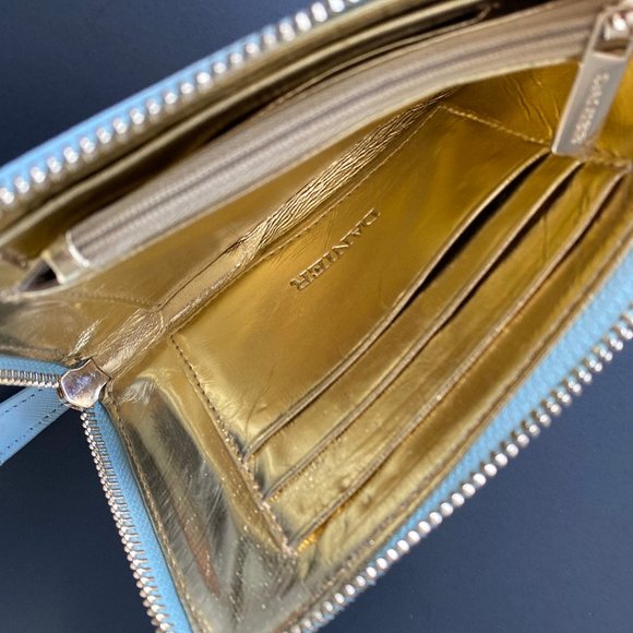 DANIER Leather Wallet Wristlet - Picture 4 of 5